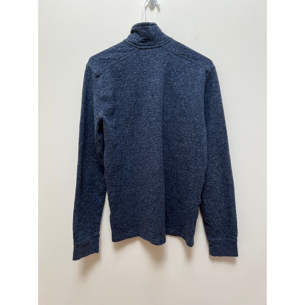 Brooks Brothers Sweater Mens L Blue 346 Supima Cotton Full Zip Mock Neck Knit - Picture 2 of 8